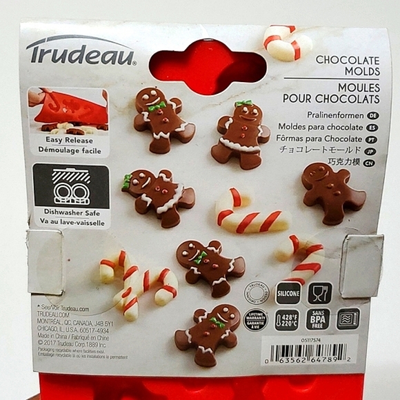 Chocolate Molds Christmas Themed By Trudeau 2 Pc Set - Picture 4 of 15